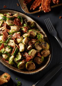 Butter Bacon Bourbon Sprouts