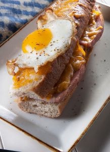 Croque Madame With Eggs