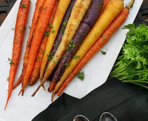 Roasted Heirloom Carrots