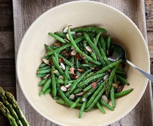 BROWN BUTTER FRENCH BEANS AMANDINE